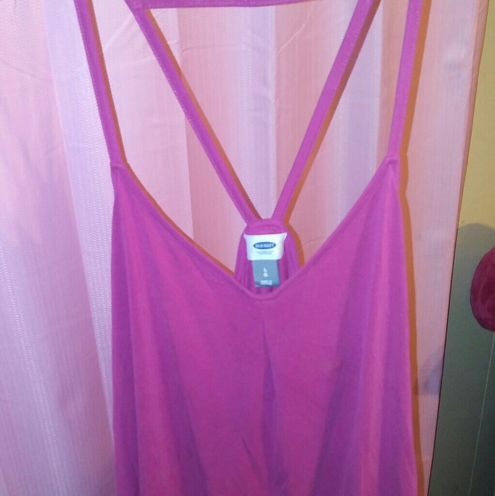Pink tank top